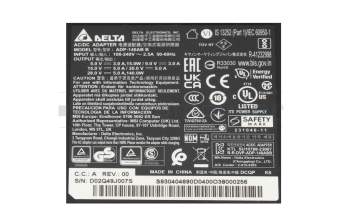 MSI Summit E16 AI Studio A1VFTG original GaN-Chargeur USB-C 140 watts bordé