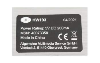 Medion Akoya E27401 Ensemble clavier (GER) et souris, sans fil