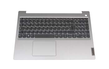NBX0001SB10 original Lenovo clavier incl. topcase DE (allemand) gris/argent Empreinte digitale
