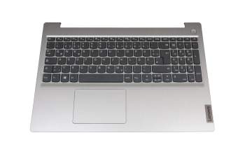 NBX0001SB10 original Lenovo clavier incl. topcase DE (allemand) gris/argent