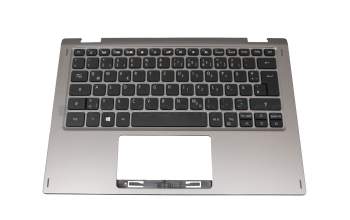 NC210110G3048 original Acer clavier incl. topcase DE (allemand) noir/gris