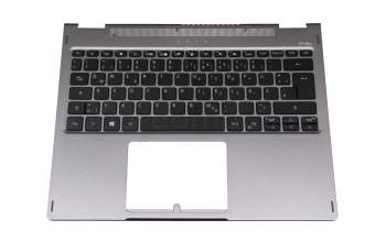 NK.I1313.04J original Acer clavier incl. topcase DE (allemand) noir/gris avec rétro-éclairage