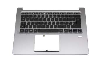NK.I1313.0W1 original Acer clavier incl. topcase DE (allemand) noir/argent avec rétro-éclairage