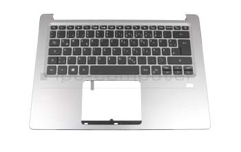 NK.I1317.00P original Acer clavier incl. topcase DE (allemand) noir/argent avec rétro-éclairage