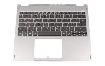 NKI13132G4 original Acer clavier incl. topcase DE (allemand) noir/gris avec rétro-éclairage