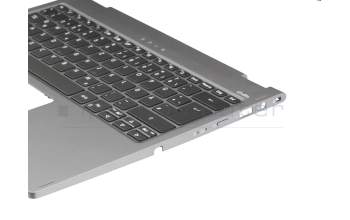 NKI13132G4 original Acer clavier incl. topcase DE (allemand) noir/gris avec rétro-éclairage