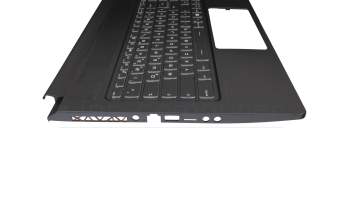 NSK-FCBBN 2G original Darfon clavier incl. topcase DE (allemand) noir/noir avec rétro-éclairage