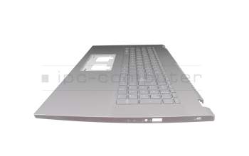 NSK-RA266C original Acer clavier incl. topcase DE (allemand) gris/gris avec rétro-éclairage