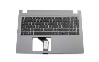 NSK-REBBQ 0G original Acer clavier incl. topcase DE (allemand) noir/argent avec rétro-éclairage