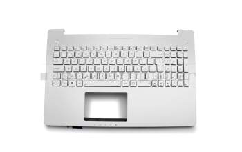 NSK-UPN06 original Asus clavier incl. topcase PO (portugais) argent/argent avec rétro-éclairage
