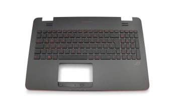 NSK-UPQBC 0G original Asus clavier incl. topcase DE (allemand) noir/noir avec rétro-éclairage