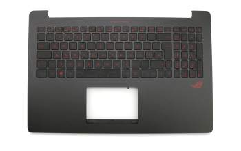 NSK-USVBQ 0G original Asus clavier incl. topcase DE (allemand) noir/noir avec rétro-éclairage