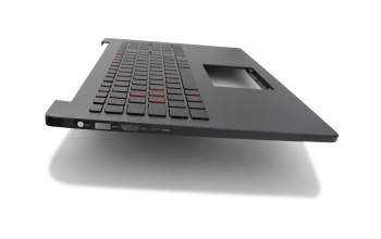 NSK-USVBQ 0G original Asus clavier incl. topcase DE (allemand) noir/noir avec rétro-éclairage