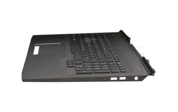 NSK-XH1BQ original Darfon clavier incl. topcase DE (allemand) noir/noir avec rétro-éclairage