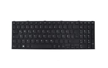P000622210 original Toshiba clavier DE (allemand) noir/noir abattue