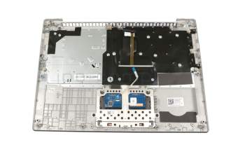 PC4CB-GE original Lenovo clavier incl. topcase DE (allemand) gris/argent avec rétro-éclairage