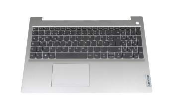 PC5C-GR original Lenovo clavier incl. topcase DE (allemand) gris/argent