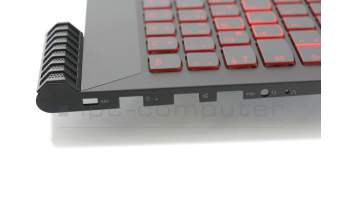 PC5YB-GE original Lenovo clavier incl. topcase DE (allemand) noir/noir avec rétro-éclairage