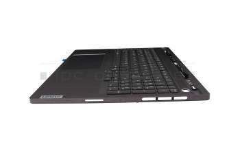 PH5CLXB-GE original Lenovo clavier incl. topcase DE (allemand) gris/gris avec rétro-éclairage