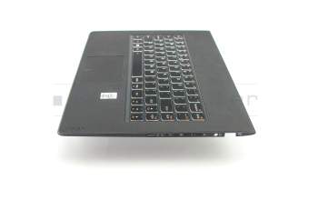 PK130TA2A02 original LCFC clavier incl. topcase US (anglais) noir/noir avec rétro-éclairage