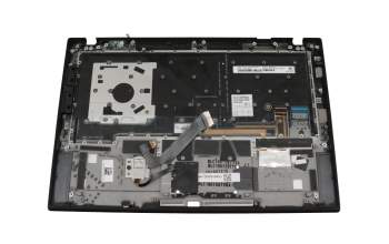 PK1316R1B23 original Lenovo clavier incl. topcase ES (espagnol) noir/noir avec rétro-éclairage et mouse stick