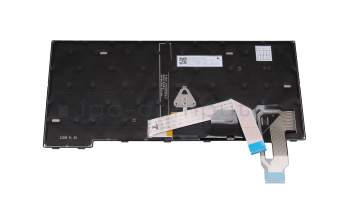 PK132D34B12 original Lenovo clavier DE (allemand) noir/noir avec rétro-éclairage et mouse stick