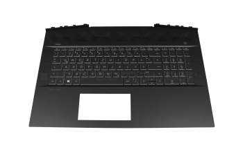 PK132K82A10 original HP clavier incl. topcase DE (allemand) moir/blanc/noir