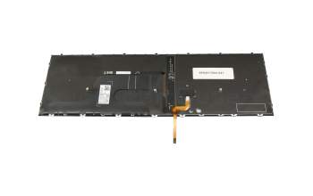 PK132WW1A11 HP clavier DE (allemand) gris foncé/gris avec rétro-éclairage et mouse stick