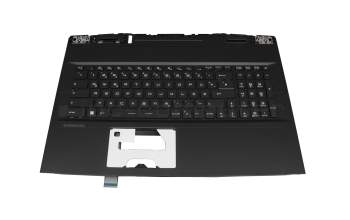 PN065187 original MSI clavier incl. topcase DE (allemand) noir/noir