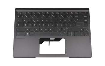 PN095690 original MSI clavier incl. topcase FR (français) noir/noir avec rétro-éclairage