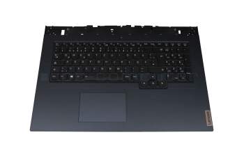 PO5CYXBG original Lenovo clavier incl. topcase DE (allemand) noir/bleu avec rétro-éclairage