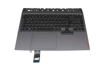 PO5CYXRGBG original Lenovo clavier incl. topcase DE (allemand) noir/gris avec rétro-éclairage
