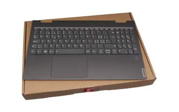 PP5VB-SW original Lenovo clavier incl. topcase CH (suisse) gris/gris avec rétro-éclairage