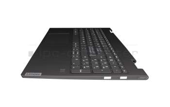 PP5VB-SW original Lenovo clavier incl. topcase CH (suisse) gris/gris avec rétro-éclairage