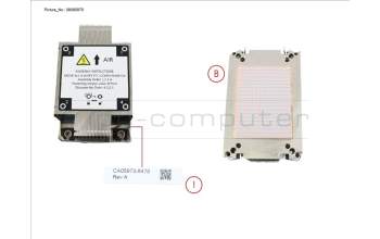 Fujitsu PY-TKCPCA5 RX2540M7 2U CPU HEATSINK