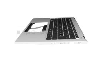 QF03P_A41BWL original Acer clavier incl. topcase DE (allemand) noir/argent