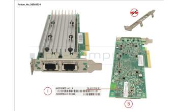 Fujitsu PLAN EP QL41112 2X 10GBASE-T pour Fujitsu Primergy RX4770 M5