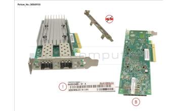 Fujitsu PLAN EP QL41132 2X 10G SFP+ pour Fujitsu Primergy TX2550 M4