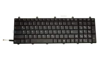 S1N-3EDE2F1-SA0 original Medion clavier DE (allemand) noir/noir avec rétro-éclairage