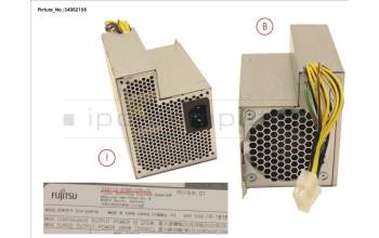 Fujitsu PSU 250W 85+ pour Fujitsu Esprimo D556/E94