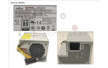 Fujitsu PSU 180W pour Fujitsu Esprimo D538