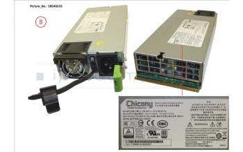 Fujitsu POWER SUPPLY MODULE 1600W W/O POWER CORD pour Fujitsu Primergy RX4770 M1