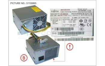 Fujitsu PSU TX140S1 Rev. <=7 pour Fujitsu Primergy TX1330 M2