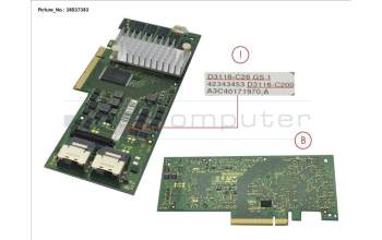 Fujitsu MEGARAID 2208/1GB V4 pour Fujitsu Primergy TX2540 M1