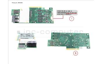 Fujitsu PRAID EP420I W/O TFM pour Fujitsu Primergy RX1330 M2