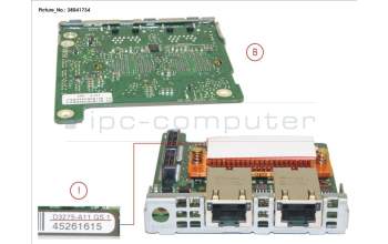 Fujitsu ETH 2X10G BASE-T D3289 pour Fujitsu Primergy RX2560 M1