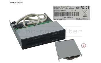 Fujitsu MULTICARD READER 24IN1 USB 2.0 3.5\' pour Fujitsu Esprimo P956