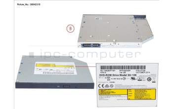 Fujitsu DVD ROM ULLTRASLIM pour Fujitsu Primergy TX1320 M3