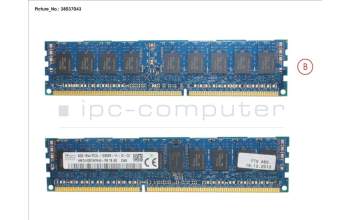 Fujitsu 8 GB DDR3 RG LV 1600 MHZ PC3-12800 1R pour Fujitsu Primergy RX300 S8