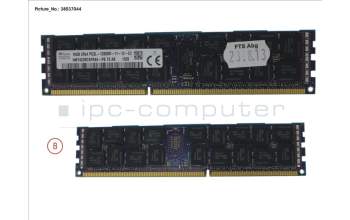 Fujitsu 16 GB DDR3 RG LV 1600 MHZ PC3-12800 2R pour Fujitsu Primergy RX300 S8